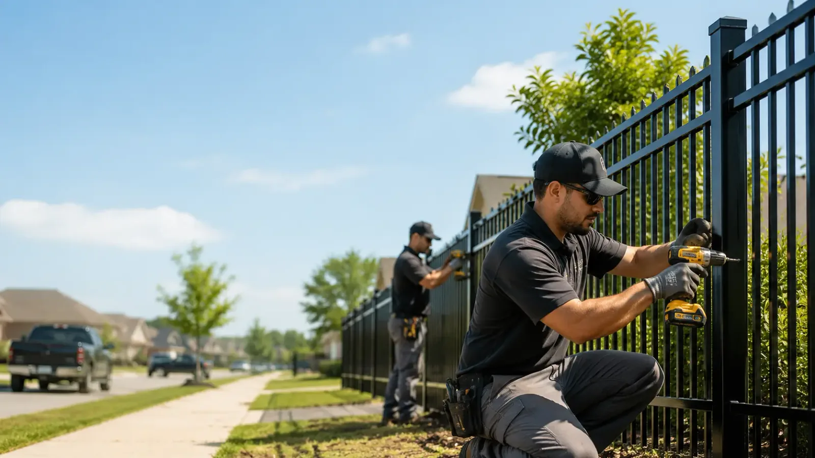 Metal Fence Installation in Hickory Ridge, AR